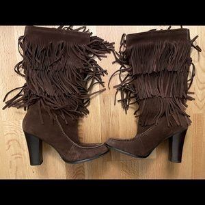Ralph Lauren Fringe Boots